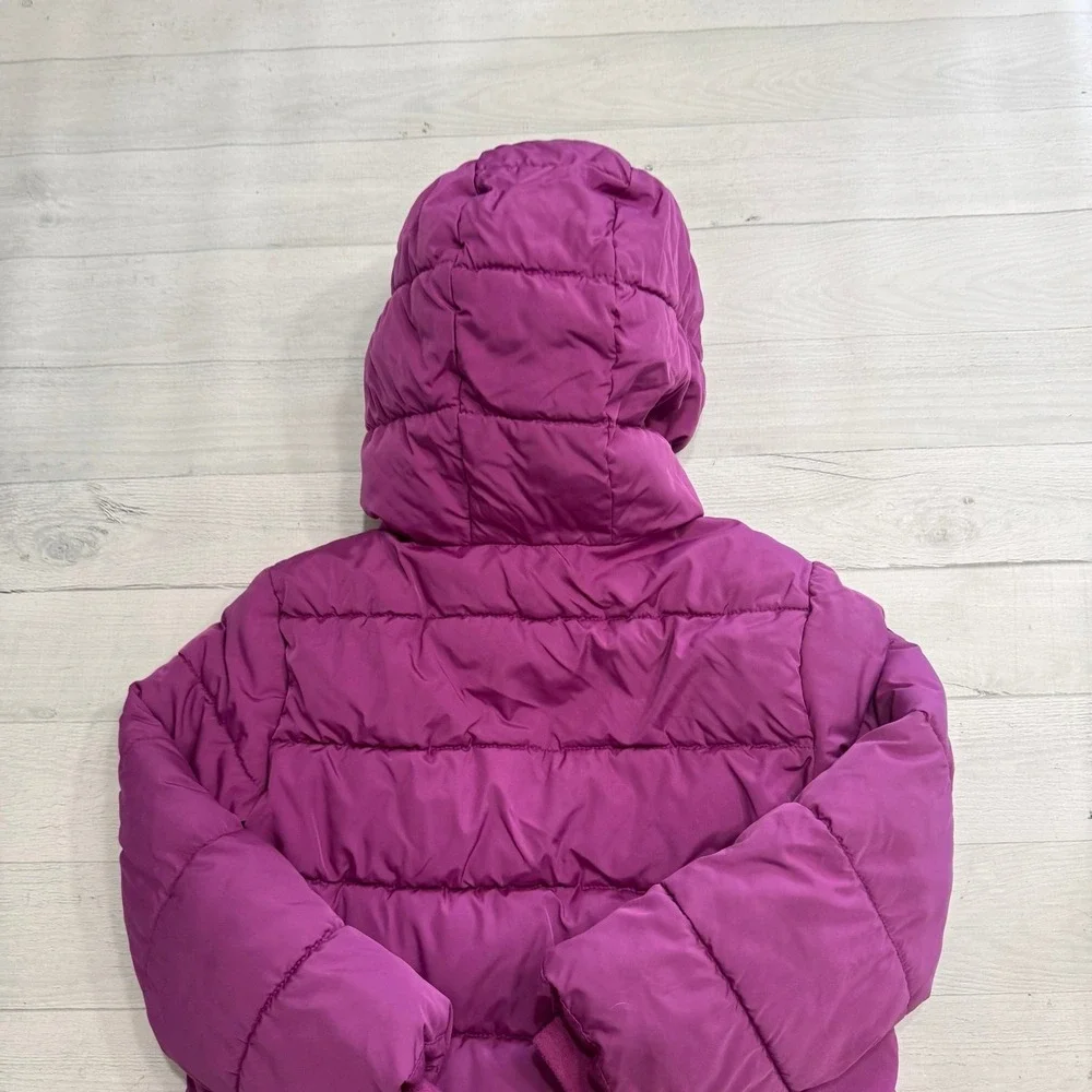 Primary kids magenta‎ puffer jacket 4/5